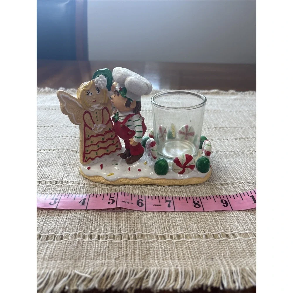 NEW YANKEE CANDLE CO ELF ANGEL KISS VOTIVE HOLDER